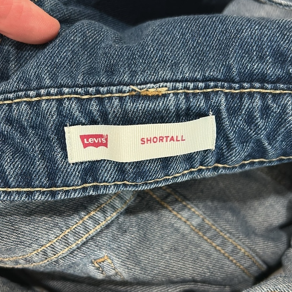 Levi’s Girls Denim Shortalls Size 16 Regular like new - Picture 11 of 12